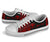 Hawaii Polynesian Custom Personalised Low Top Shoe - Hawaii Pride Red Version - Polynesian Pride