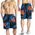 Polynesian Hawaii Men Shorts - Blue Plumeria - Polynesian Pride