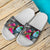 Guam Slide Sandals - Turtle Floral - Polynesian Pride