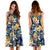 Hawaii Vintage Floral Midi Dress - Polynesian Pride