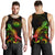 Hawaii Polynesian Men Tank Top - Turtle With Blooming Hibiscus Reggae - Polynesian Pride