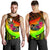 Yap Men's Tank Top - Polynesian Hook And Hibiscus (Reggae) - Polynesian Pride