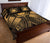 Samoa Polynesian Quilt Bed Set - Samoa Gold Seal with Polynesian Tattoo - Polynesian Pride