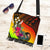 Kosrae Boho Handbag - Polynesian Hook And Hibiscus (Raggae) One Style One Size Raggae - Polynesian Pride