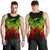 American Samoa Polynesian Men Tank Top Map Reggae - Polynesian Pride