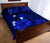 Hawaii Turtle Poly Tribal Quilt Bed Set - Blue - Polynesian Pride