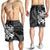 Polynesian Hawaii Men's Shorts - Kanaka Maoli White Turtle - Polynesian Pride