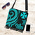 Wallis and Futuna Boho Handbag - Turquoise Tentacle Turtle - Polynesian Pride