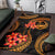 Guam Polynesian Area Rug - Gold Plumeria - Polynesian Pride