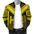 Hawaiian Kanaka Polynesian Men's Bomber Jacket Active Yellow - Polynesian Pride