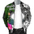 Marshall Islands Men Bomber Jacket - Turtle Plumeria Banana Leaf - Polynesian Pride