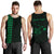 Hawaii Kakau Polynesian Turtle Map Personalized Men's Tank Top - Green Green - Polynesian Pride