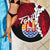 Tahiti Polynesian Beach Blanket - Tribal Wave Tattoo Flag Style - Polynesian Pride