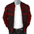 Tokelau Polynesian Chief Men's Bomber Jacket - Red Version - Polynesian Pride