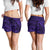 Polynesian Hawaiian Style Tribal Tattoo Violet Women's Short - Polynesian Pride