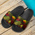 Polynesian Hawaii Sandals - Turtle Hibiscus Pattern Reggae - Polynesian Pride