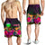 Northern Mariana Islands Polynesian Men's Shorts - Summer Hibiscus - Polynesian Pride