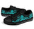 Wallis and Futuna Low Top Canvas Shoes - Turquoise Tentacle Turtle - Polynesian Pride