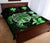 Hawaiian Kanaka Hibiscus Plumeria Mix Polynesian Turtle Quilt Bed Set Green AH - Polynesian Pride