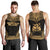 Norfolk Island Men's Tank Top - Polynesian Chief Gold Version - Polynesian Pride