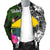 Tokelau Men Bomber Jacket - Turtle Plumeria Banana Leaf - Polynesian Pride