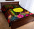 Palau Polynesian Personalised Quilt Bed Set - Hibiscus and Banana Leaves - Polynesian Pride