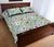 Tropical Hibiscus Palm Leaves Quilt Bed Set - Polynesian Pride