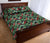 Tropical Monstera Leaf Green Mix Quilt Bed Set - Polynesian Pride