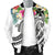 Wallis and Futuna Polynesian Men's Bomber Jacket - Summer Plumeria (White) - Polynesian Pride