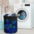 Tonga Laundry Basket - Polynesian Turtle Hibiscus Blue - Polynesian Pride