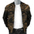 Hawaii Polynesian Men's Bomber Jacket - Gold Sea Turtle - Polynesian Pride