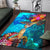 Guam Area Rug - Sea Turtle Coral Treasure - Polynesian Pride