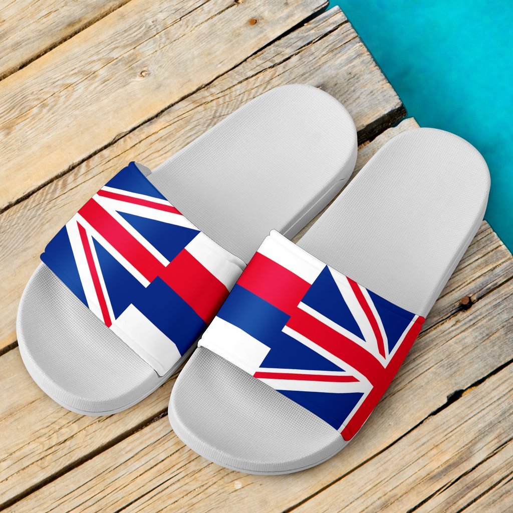 Hawaii Sandals - Flag Of Hawaii White - Polynesian Pride