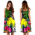 Palau Midi Dress - Turtle Plumeria Banana Leaf - Polynesian Pride