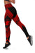 Cook Islands Leggings Red - Polynesian Pride