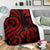 Wallis and Futuna Premium Blanket - Red Tentacle Turtle - Polynesian Pride