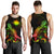 Marshall Islands Polynesian Men Tank Top - Turtle With Blooming Hibiscus Reggae - Polynesian Pride