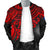 Marshall Islands Polynesian Bomber Jacket (Men) - Red Turtle - Polynesian Pride