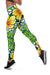 Polynesian Women Legging - Polynesian Hibiscus Patterns Green - Polynesian Pride