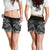 Polynesian Wallis and Futuna Women's Shorts - White Shark Polynesian Tattoo - Polynesian Pride