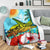 Hawaii Turtle Sea Hibiscus Premium Blanket - Sun Style - Polynesian Pride