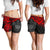 Samoa Polynesian Shorts (Women) - Red Turtle - Polynesian Pride