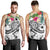 The Philippines Men's Tank Top - Summer Plumeria (White) - Polynesian Pride