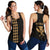 Hawaii Kakau Polynesian Kanaka Map Women's Racerback Tank - Gold Gold - Polynesian Pride