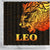 Sun In Leo Zodiac Shower Curtain Polynesian Tattoo Simple - Orange Black - Polynesian Pride