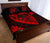 Hawaii Hibiscus Banzai Surfing Quilt Bed Set Red - Polynesian Pride