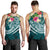 American Samoa Polynesian Men's Tank Top - Summer Plumeria - Polynesian Pride