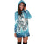 Maori Manaia The Blue Sea Hoodie Dress - Polynesian Pride