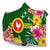 American Samoa Hooded Blanket - Manu'atele Hibiscus Flag - Polynesian Pride