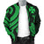 Wallis and Futuna Men's Bomber Jacket - Green Tentacle Turtle - Polynesian Pride